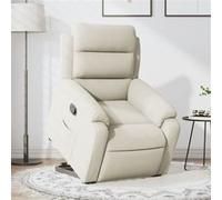 vidaXL Fauteuil inclinable Crème Velours3205101 Crème G