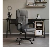 vidaXL Fauteuil Inclinable de Bureau Siège Inclinable Chaise d'Ordinateur Dossier et Repose-pied Réglables Meuble de Bureau 349618