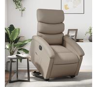 VIDAXL Fauteuil inclinable électrique - Cappuccino