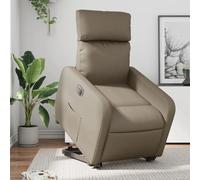 vidaXL Fauteuil inclinable électrique - Cappuccino