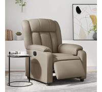 vidaXL Fauteuil inclinable électrique - Cappuccino