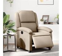 Vidaxl Fauteuil Inclinable Électrique Cappuccino Similicuir