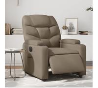 vidaXL Fauteuil inclinable électrique 3204650 – dossier & repose-pied réglables – Cappuccino