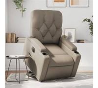 vidaXL Fauteuil Inclinable Électrique, Chaise de Relaxation avec Dossier et Repose-pied Réglables, Siège de Salon Salle de 3204792 Gris G