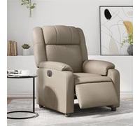 Vidaxl Fauteuil Inclinable Électrique Cappuccino Similicuir