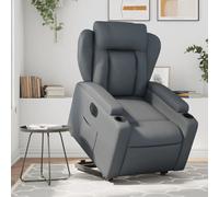 vidaXL Fauteuil inclinable électrique - Gris