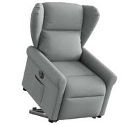 vidaXL Fauteuil inclinable électrique - Gris clair