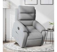 vidaXL Fauteuil inclinable électrique gris clair