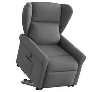 vidaXL Fauteuil inclinable électrique - Gris foncé
