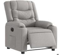 VidaXL Fauteuil Électrique Gris Nuage