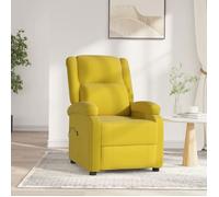 vidaXL Fauteuil inclinable électrique jaune velours 3098400