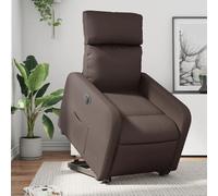 vidaXL Fauteuil inclinable électrique - Marron