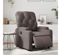 vidaXL Fauteuil inclinable électrique - Marron