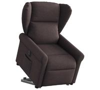 vidaXL Fauteuil inclinable électrique - Marron foncé