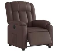 Fauteuil inclinable électrique Marron Similicuir