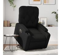vidaXL Fauteuil inclinable électrique noir similicuir