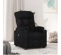 vidaXL Fauteuil inclinable électrique Noir Tissu