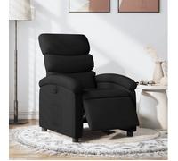 vidaXL Fauteuil inclinable électrique Noir Tissu, fauteuil électrique pour personnes âgées, fauteuil inclinable, fauteuil, 3203956