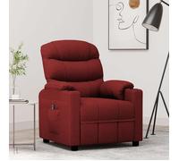 vidaXL Fauteuil inclinable électrique Rouge bordeaux Tissu 3143494 Rouge G