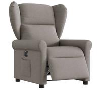 vidaXL Fauteuil inclinable électrique - Taupe