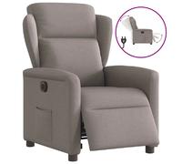 vidaXL Fauteuil inclinable électrique - Taupe