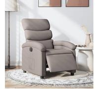 vidaXL Fauteuil inclinable électrique Taupe Tissu, fauteuil électrique pour personnes âgées, fauteuil inclinable, fauteuil, 3203962
