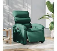 vidaXL Fauteuil inclinable électrique 3203960 en tissu vert foncé