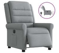 VIDAXL Fauteuil inclinable gris