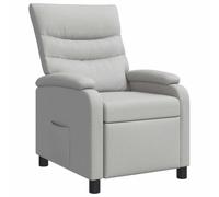 vidaXL Fauteuil inclinable Gris Nuage Tissu
