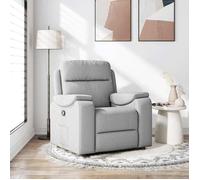 vidaXL Fauteuil inclinable Gris nuage Tissu