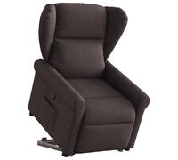 vidaXL Fauteuil inclinable - Marron foncé