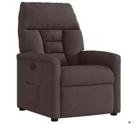 vidaXL Fauteuil inclinable 4015547 en tissu Marron foncé