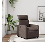 VIDAXL Fauteuil inclinable - Marron Similicuir