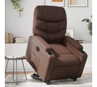 vidaXL Fauteuil Inclinable - Marron Similicuir
