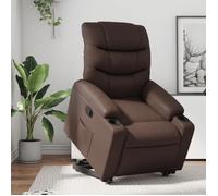 vidaXL Fauteuil inclinable marron similicuir