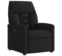 vidaXL Fauteuil inclinable TV Tissu Noir 4015544