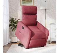 vidaXL Fauteuil inclinable - Rouge Bordeaux