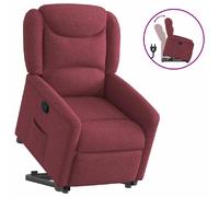 vidaXL Fauteuil inclinable - Rouge bordeaux