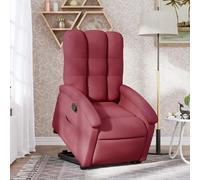 vidaXL Fauteuil inclinable Rouge bordeaux