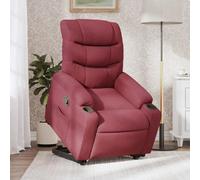 vidaXL Fauteuil inclinable - Rouge bordeaux