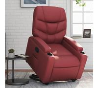 vidaXL Fauteuil inclinable - Rouge bordeaux