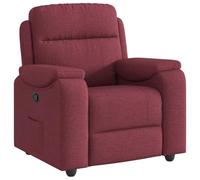 vidaXL Fauteuil inclinable 4015683 Tissu Rouge Bordeaux