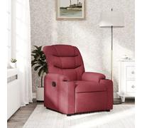 vidaXL Fauteuil inclinable - Rouge bordeaux tissu