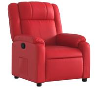 vidaXL Fauteuil inclinable 373527 en similicuir rouge