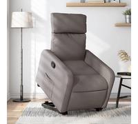 vidaXL Fauteuil inclinable - Taupe