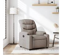 VidaXL Fauteuil inclinable - Taupe