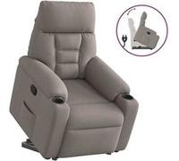 vidaXL Fauteuil inclinable - Taupe