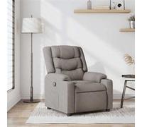 vidaXL Fauteuil inclinable 4019926 – Tissu taupe