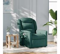 vidaXL Fauteuil inclinable - Vert foncé