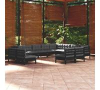 vidaXL Fauteuil long avec accoudoir droit gris clair tissu